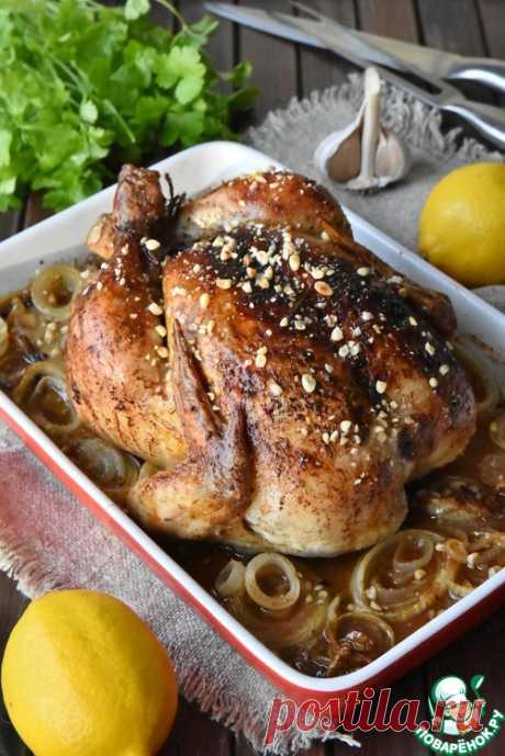 Цыпленок с травами и чесноком – кулинарный рецепт