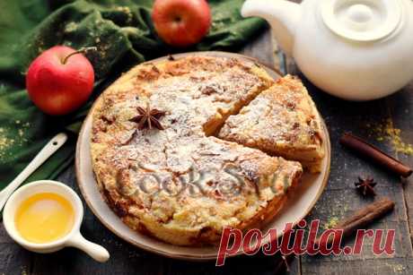 Пирог с яблоками 3 стакана - рецепт с фото