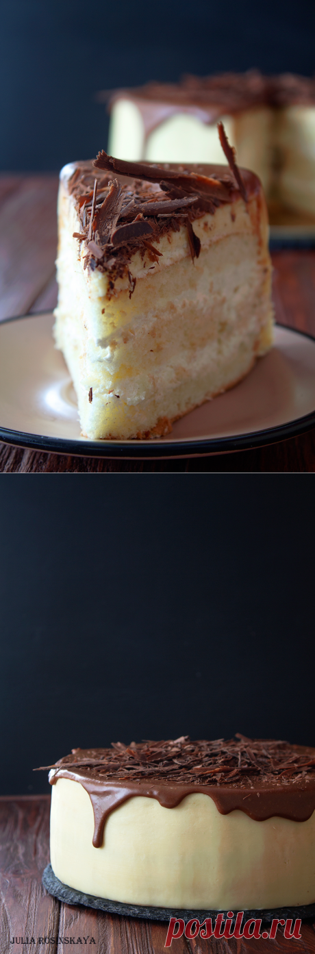 Бисквитный торт с ванилью: birosss