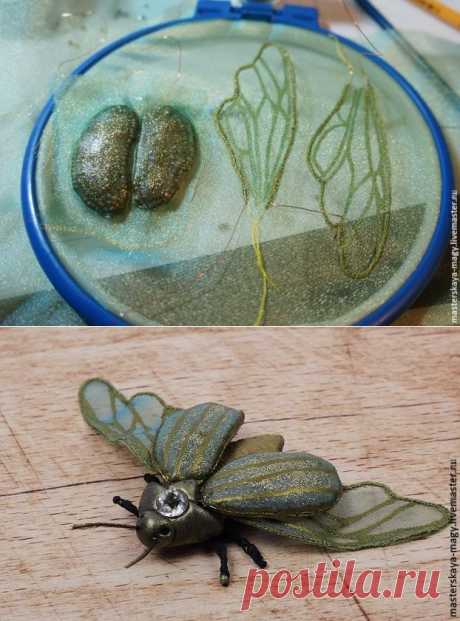 Создаем майского жука по мотивам работ Michele Carragher - Ярмарка Мастеров - ручная работа, handmade