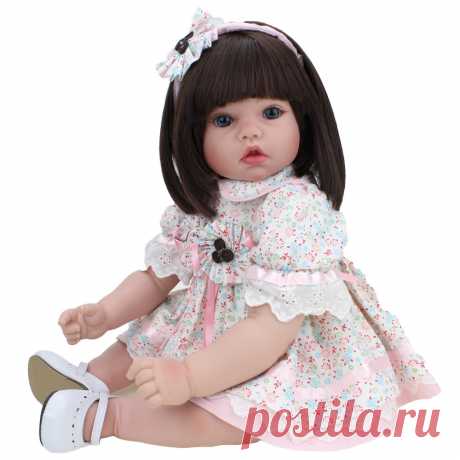 55 см Детские куклы Реборн, реалистичные детские игрушки принцессы, тканевые куклы для тела, реалистичные силиконовые куклы для младенцев, игрушки для детей, подарок on AliExpress