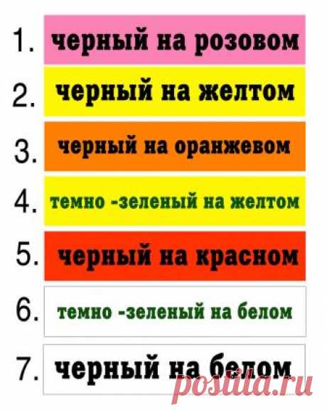 Применение желтого цвета в рекламе Цветовые комбинации фона и цвета шрифта — очень важный фактор влияющий на читабельность текста! По данным института цвета «Pantone Color Institute» желтый и черный цвета представляют собой&hellip;