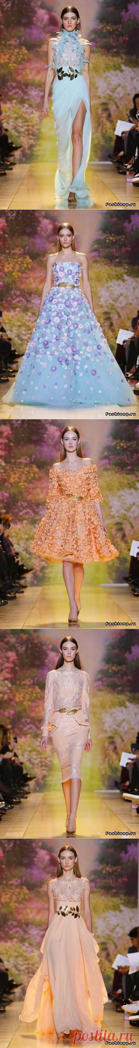 Шикарные наряды от Zuhair Murad coute couture весна-лето 2014 | Мода