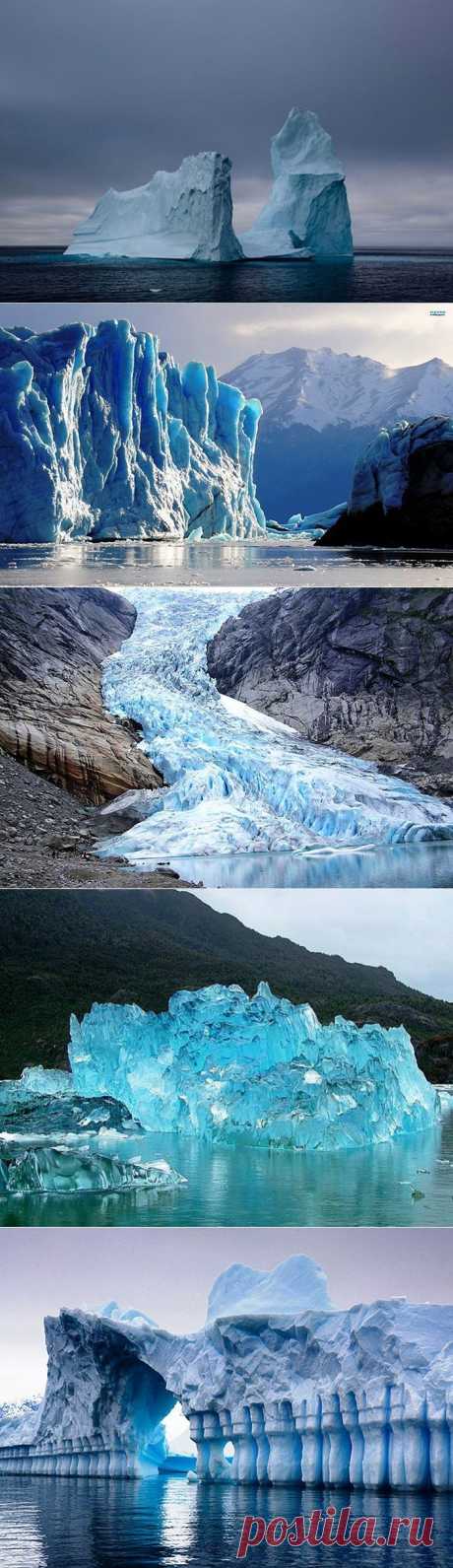 Айсберги и ледники - невозмутимая величественность и красота