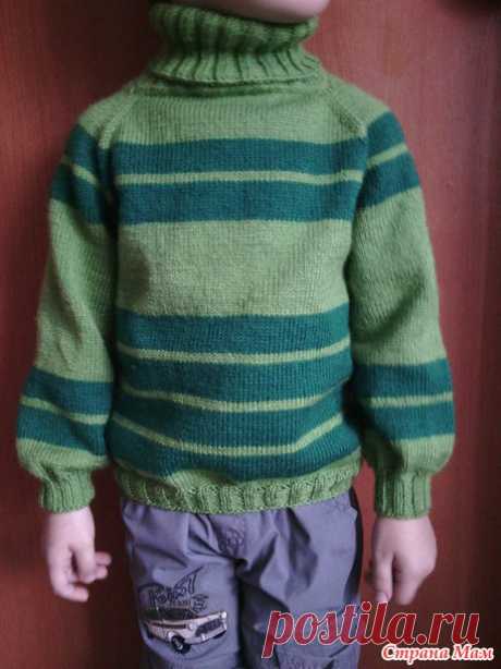 Детский бесшовный свитер. МК. - Вязание - Страна Мам