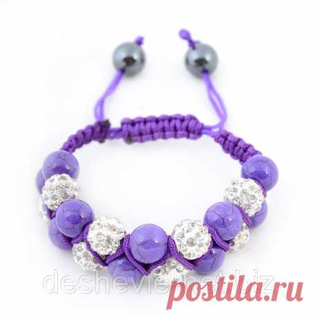 Браслет шамбала женский 05brw-purple, цена 29 грн., купить в Одессе — Prom.ua (ID#35693629)