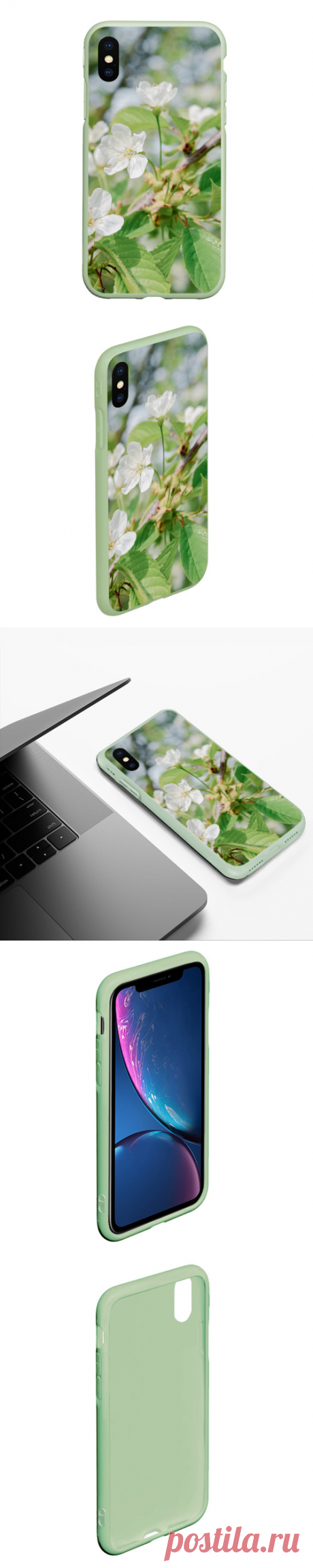 Чехол для iPhone XS Max матовый Цветущая ветка вишни, фото - купить по цене 815 руб в интернет-магазине Всемайки, арт 3652995