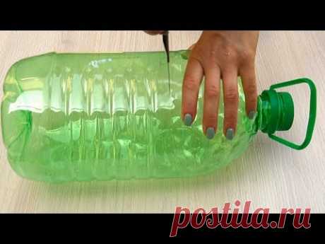 Idee originală pentru un ghiveci de flori - un decor uimitor din sticle de plastic!| Perfect