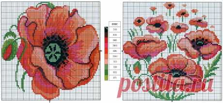 мелкие схемы вышивки маков крючком крестом: 10 тыс изображений найдено в Яндекс.Картинках