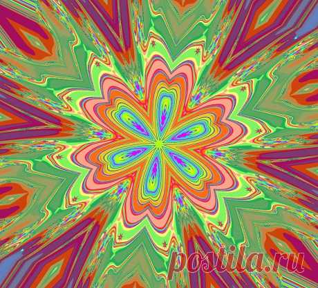 Digital Fractal Kaleidoscope  Free Stock Photo HD - Public Domain Pictures