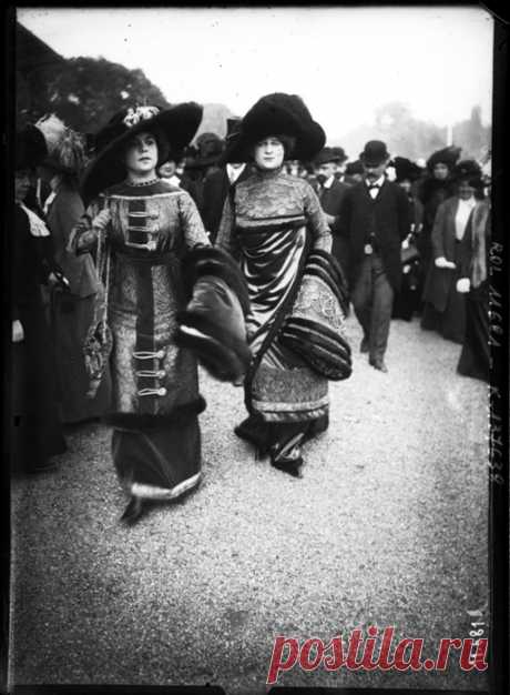 Мода в Париже 1910 года: экстравагантность, стиль и красота