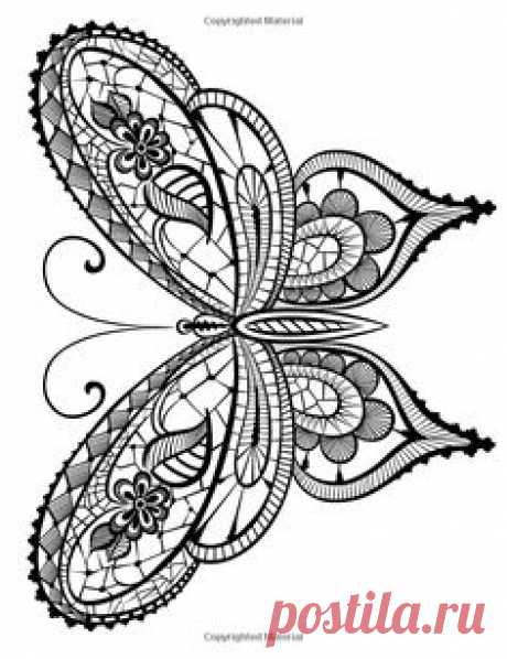 Adult Coloring Book: Butterflies and Flowers : Stress Relieving Patterns (Volume 7): Cherina Kohey: 9781516866748: Amazon.com: Books
