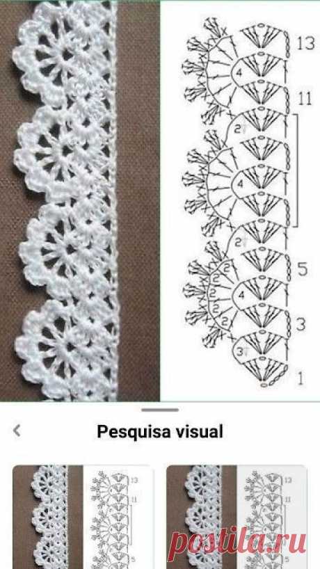 How to make a stylish and beautiful white crochet lace