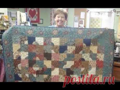 ▶ Drunkard's Path Quilt - The Easy Way! - YouTube