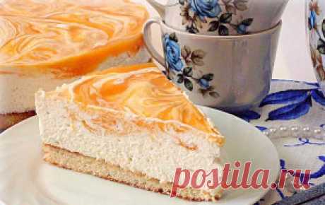 Бисквитный торт с творожно-сливочным кремом Счастье гурмана | Рецепты тортов, пошаговое приготовление с фото