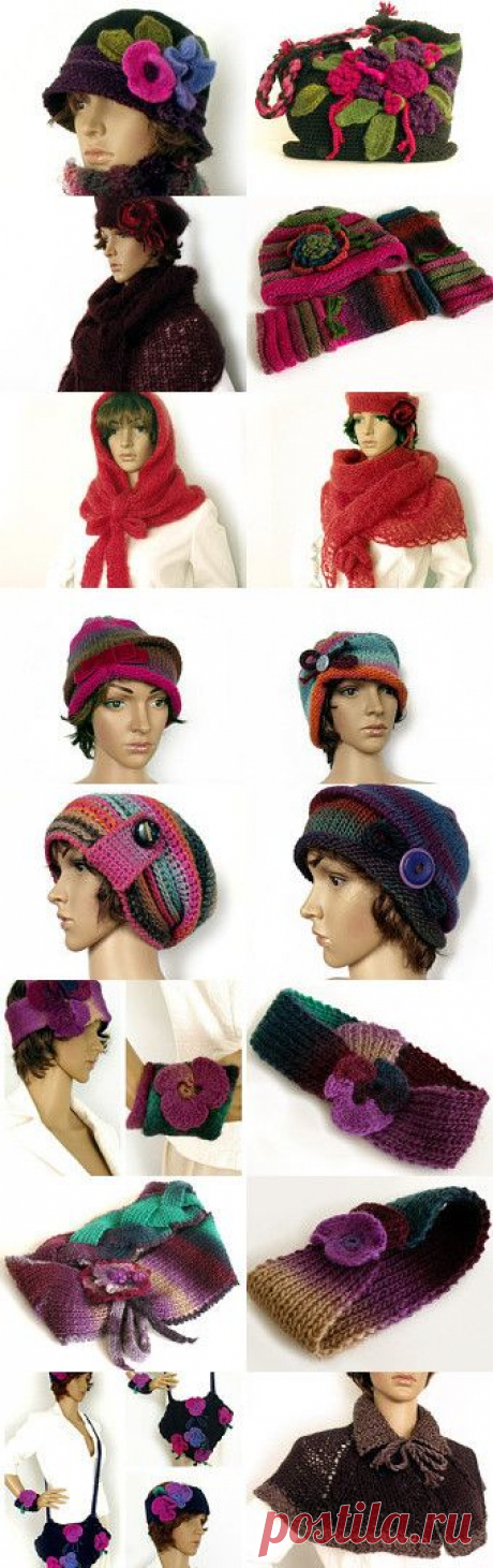 Pin by Uyghur Henim on embroidery and  Knitting. Вышивка и Вязание. | Crochet accessories, Knit crochet and Crochet