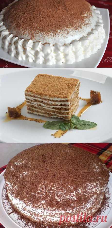 Сметанный торт: все гениальное просто! / Простые рецепты