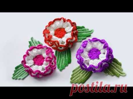 Цветы Маргаритки крючком. Мастер класс. Crochet flowers Daisies