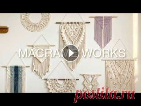 DIY | MACRAME WORKS 3 | 마크라메 작품 3 I made the third video of the collection of works. (2021.04.14 ~ 2021.11.29) Thank you so much to the subscribers who like my works and videos~~!! Let...
