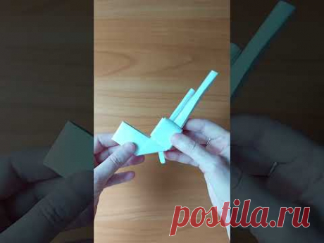 🗿Я хочу пистолет оригами из бумаги 👑 How to make a Paper Revolver #shorts