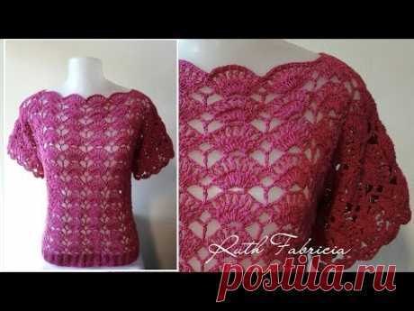 Blusa de Crochê - Ruth Fabricia