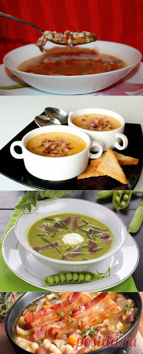 Вкусные супы с беконом: 5 рецептов / Простые рецепты
