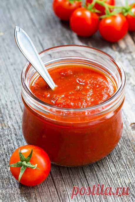 Рецепт потрясающего соуса, который легко заменит магазинный кетчуп!