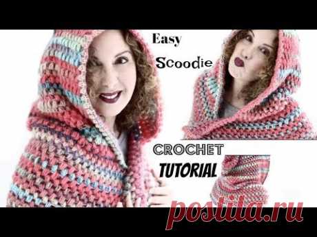 Easy Vibrant Fall Scoodie Crochet Tutorial
