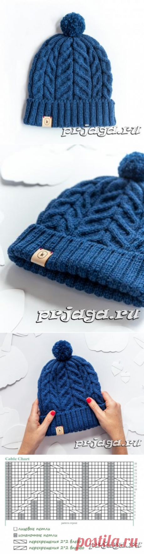 Октябрьская шапка спицами
kniting pattern, вязание, спицами