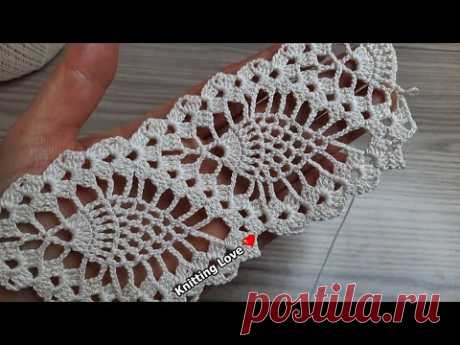 SUPER Easy Beautiful Flower Crochet Pattern * Knitting Online Tutorial for beginners Tığ işi örgü