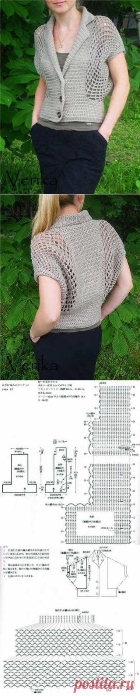 Irish crochet &amp;: VEST ЖИЛЕТ.