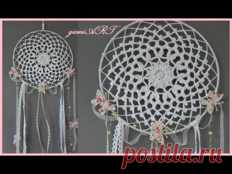 How to DIY a Dream catcher with Doily/Home wall decor ideas