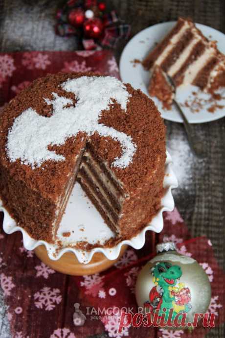 Новогодний торт на год Дракона — рецепт с фото пошагово