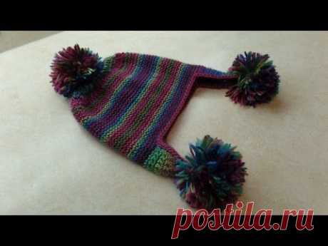 #Crochet Womens PomPom Hat Beanie TUTORIAL