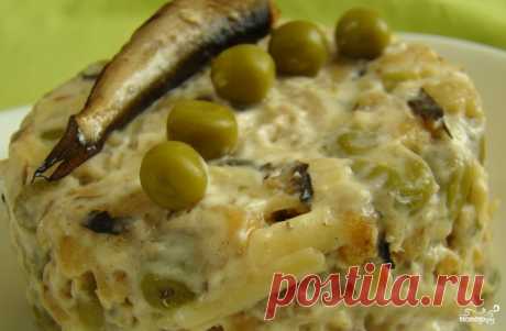 Салат со шпротами и сыром - пошаговый рецепт с фото на Повар.ру