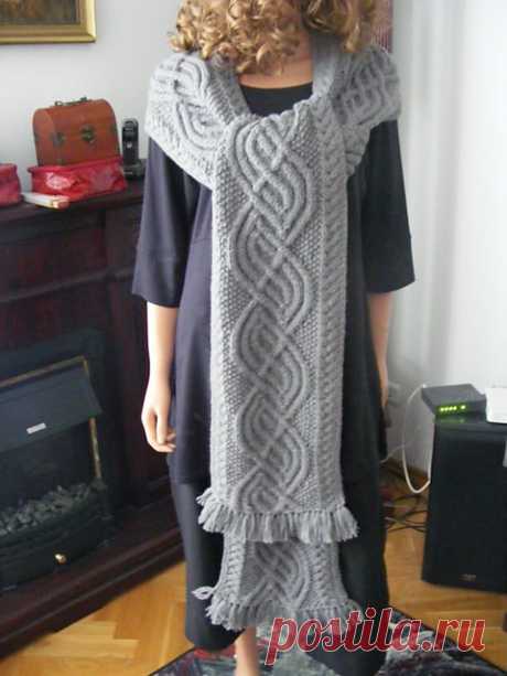 Ravelry: St. Columba Scarf pattern by Devorgilla's Knitting (sometimes...)