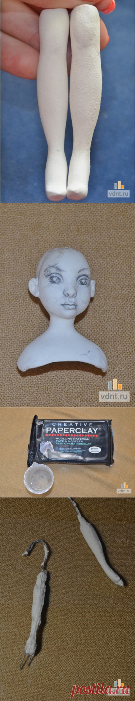Лепка куклы-болтушки из полимерной глины (мастер-класс) | ВДНТ