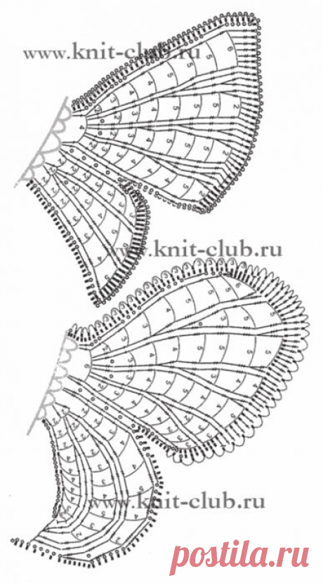 Ажурные бабочки.