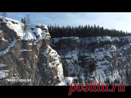 Шикарный зимний Северный Урал - съемки с дрона