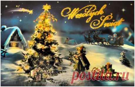 Рождественские открытки на польском языке (43 фото) » Рисунки для срисовки и не только