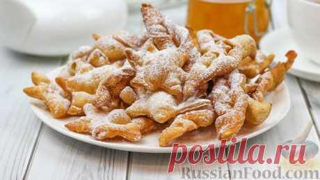 Рецепт: Хрустящий хворост на RussianFood.com