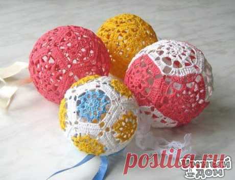 ЭТИ потрясающие кружевные шары очень просто связать! | I Love Hobby - Лучшие мастер-классы со всего мира!