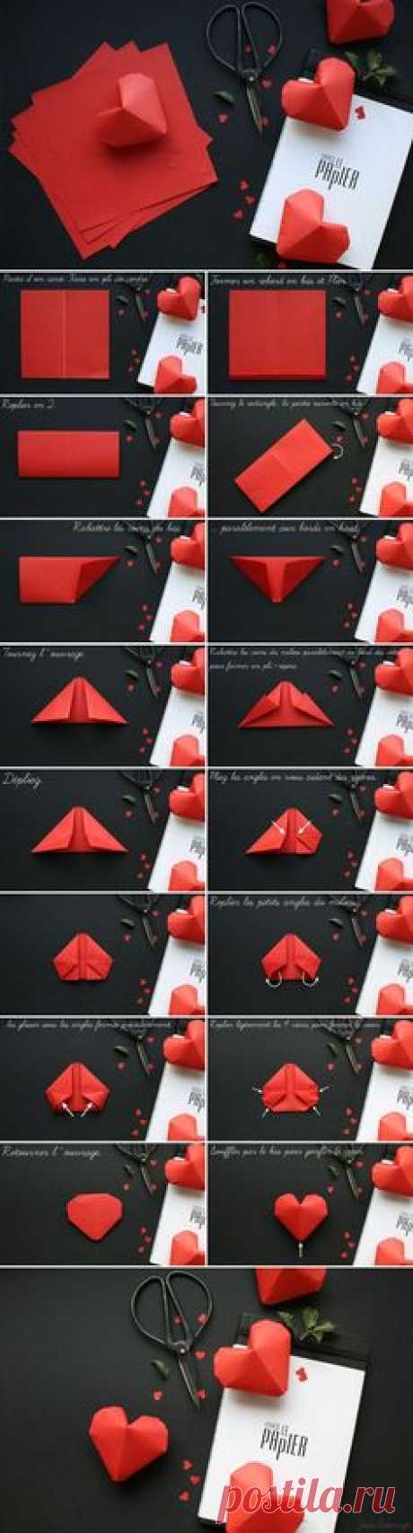 DIY et Concours pour la Saint Valentin: 1 plaid Hinterveld à gagner et des coeurs en Origami à confectionner...: