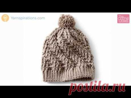 Crochet Stepping Texture Hat Tutorial