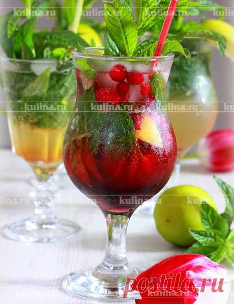 Мохито безалкогольный ягодный – рецепт приготовления с фото от Kulina.Ru