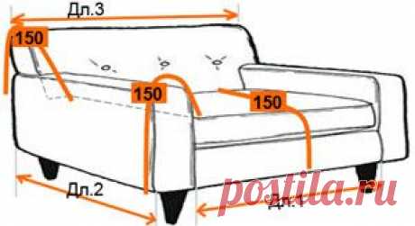 Шьем сами чехол на диван | Подружки