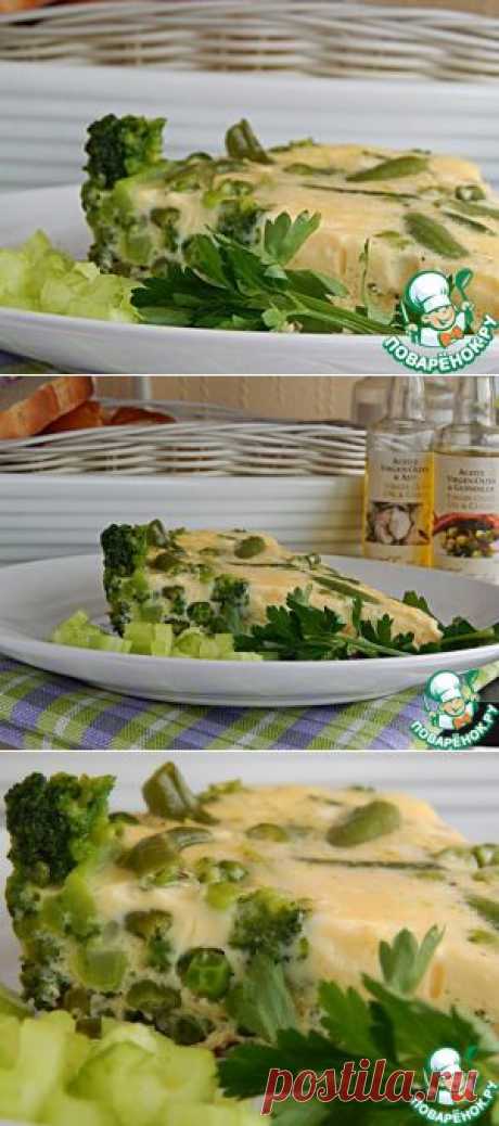 Зеленый омлет в мультиварке - кулинарный рецепт