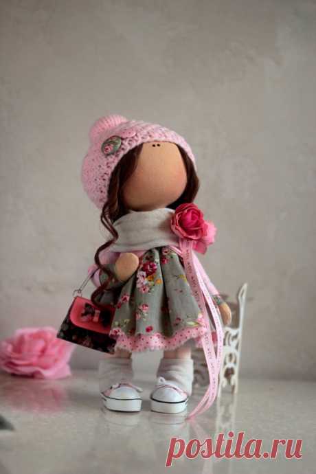 Baby doll Cloth doll Tilda doll Winter doll by AnnKirillartPlace