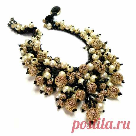 My Lovely Beads :: Necklace - Golden Bells