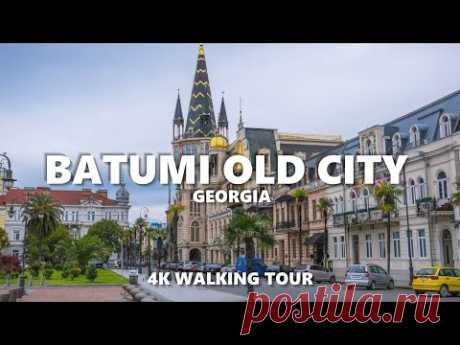 Batumi old city street walk 2023 | 4K 60FPS Batumi walking tour in Georgia